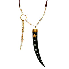 04. Black Horn Tusk Necklace